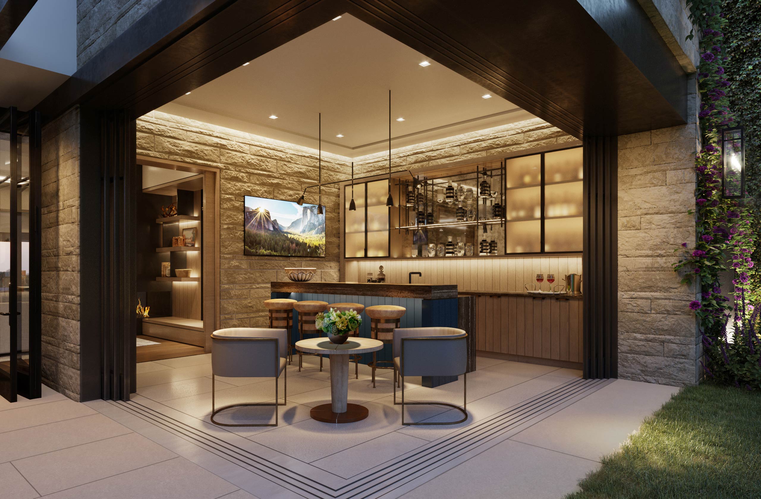 Timeless Transitional Living