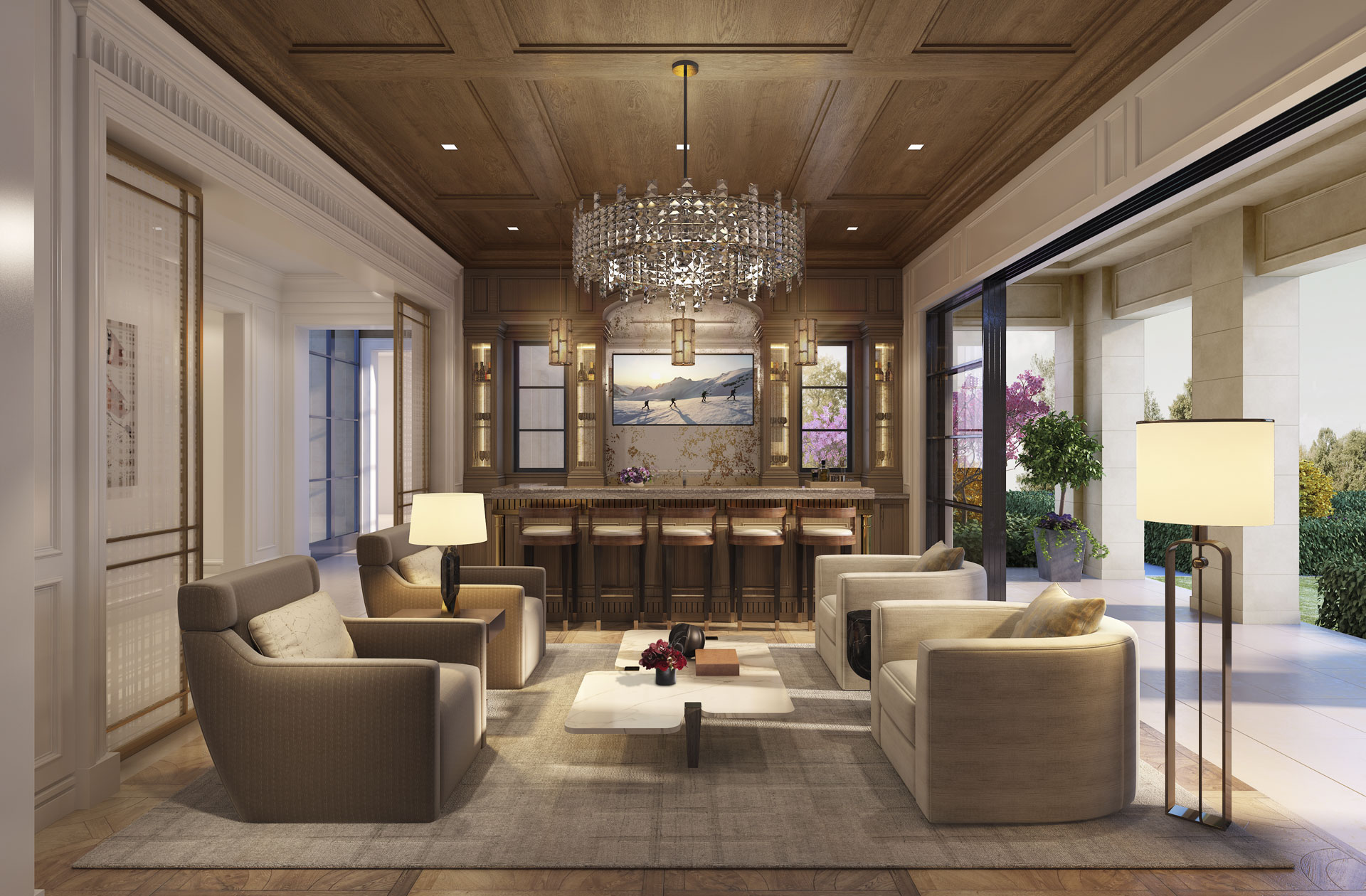 Transitional French Chateau